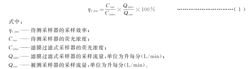 生物氣溶膠試驗(yàn)柜的采樣效率計(jì)算(圖3)